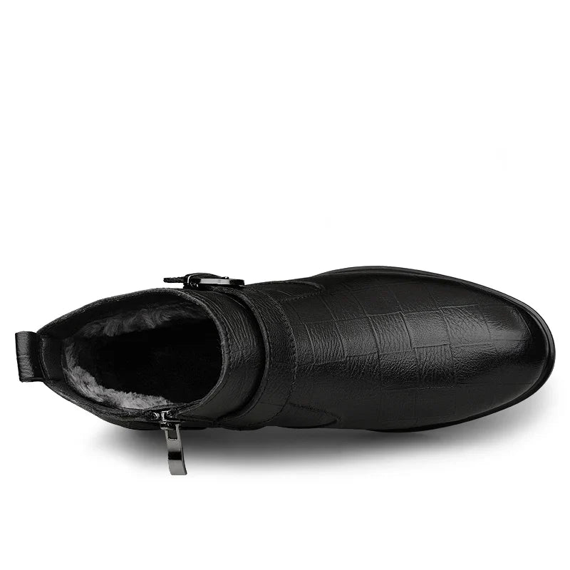 Botas de cuero genuino
