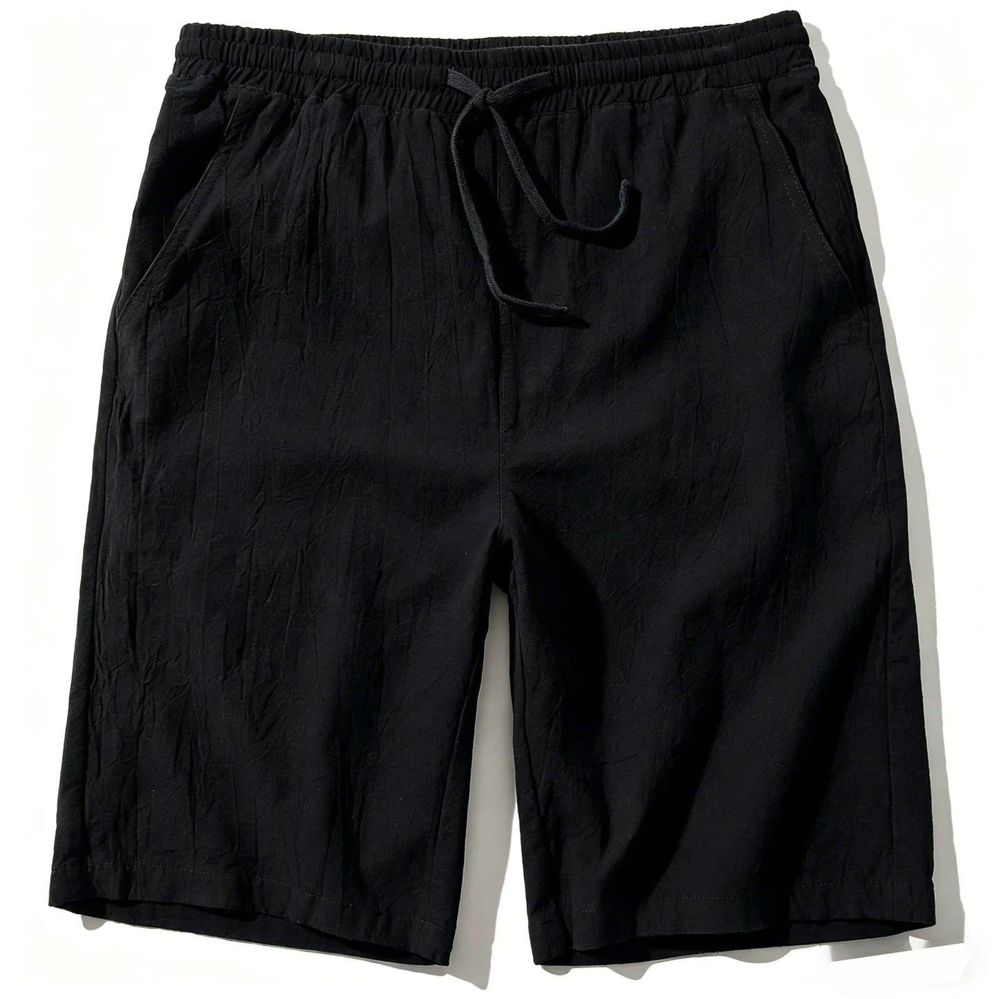 Elegantes pantalones cortos de algodón