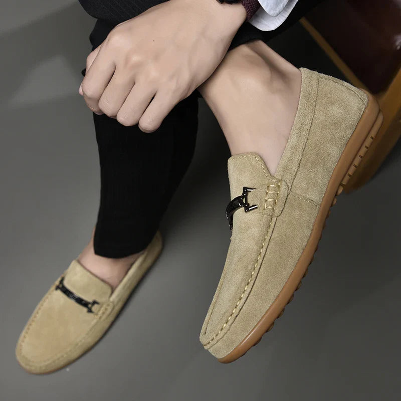 Mocasines de ante para conducir