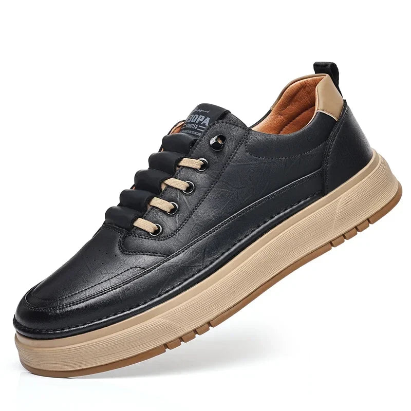 Elegantes zapatos de piel