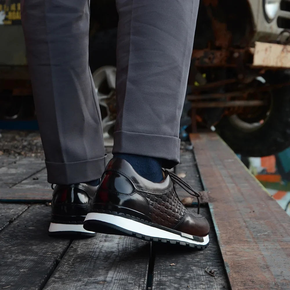 Zapatos de piel auténtica