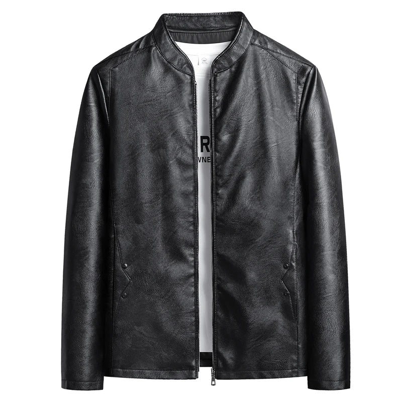 Chaqueta de cuero de estilo ejecutivo