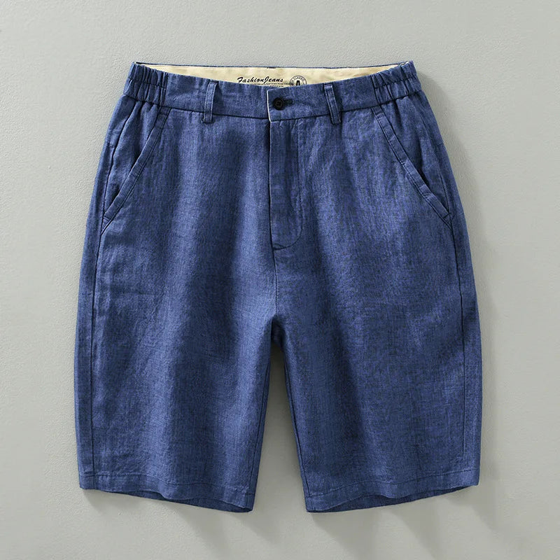 Pantalones cortos de lino de alta calidad