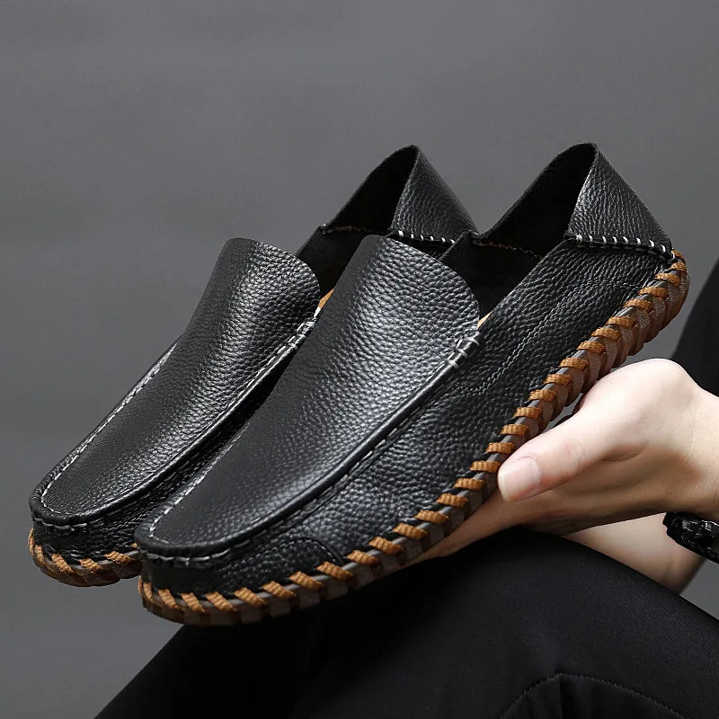 Mocasines de piel para hombre Chic