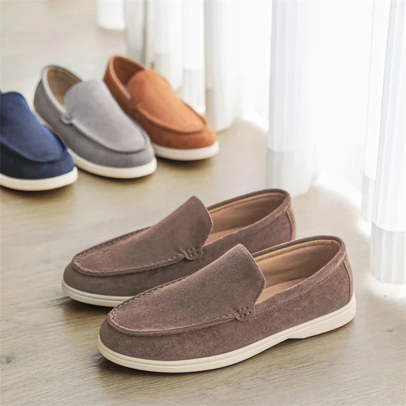 Mocasines casuales de ante