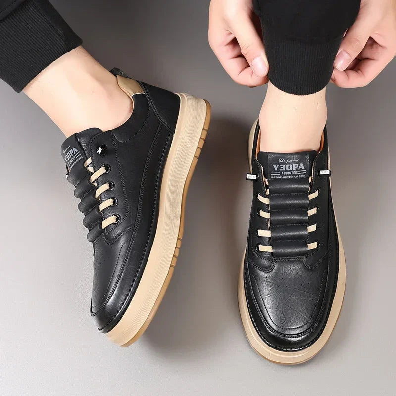 Elegantes zapatos de piel