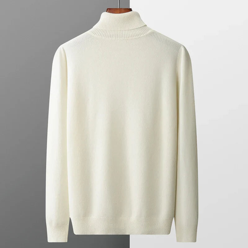 Jersey de cuello alto de lana merino Monaco