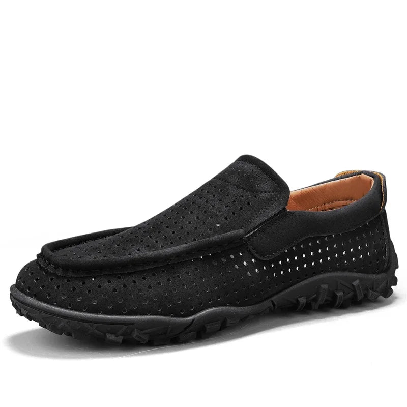Elegantes mocasines transpirables