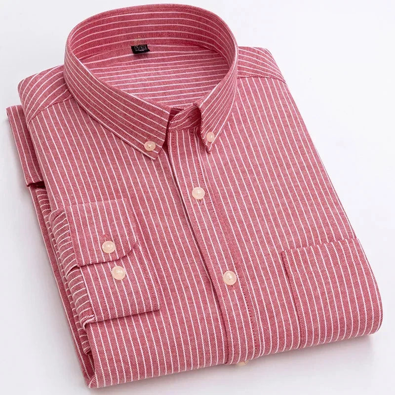 Camisa de algodón de manga larga