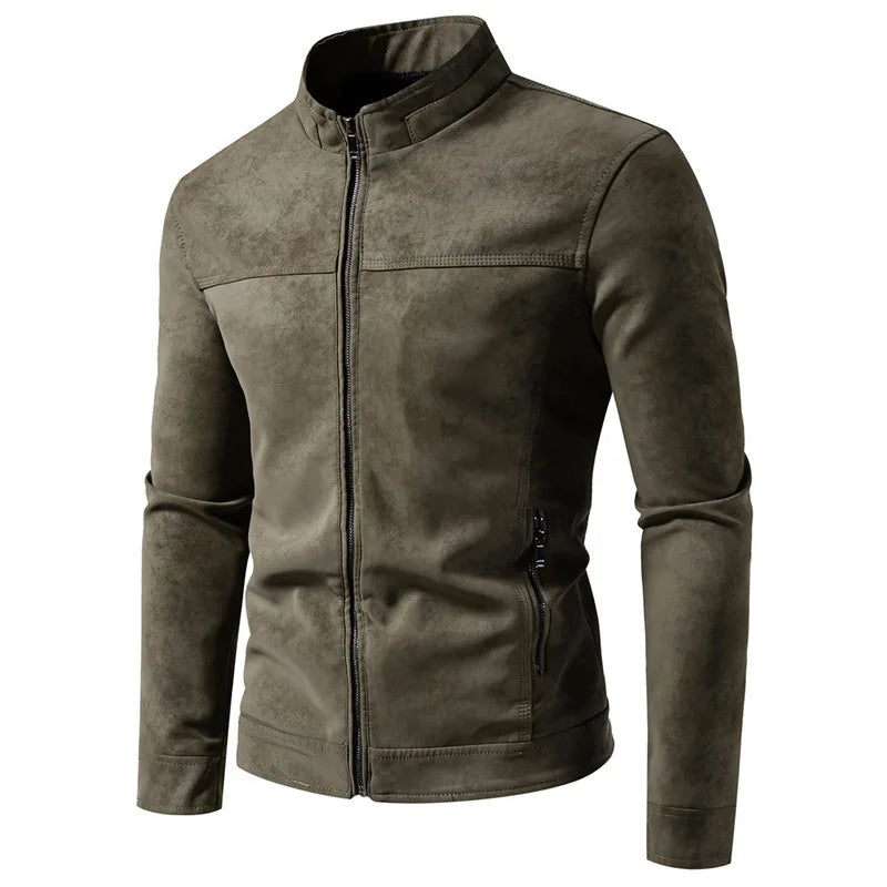 Chaqueta de piel gruesa