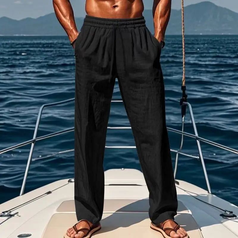 Pantalones de lino Hawaï