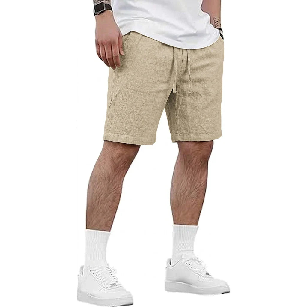 Pantalones cortos de lino para hombre