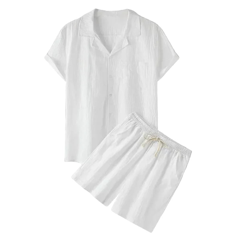 Elegante conjunto de algodón