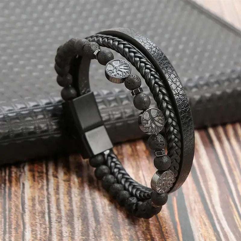 Elegante pulsera para hombre