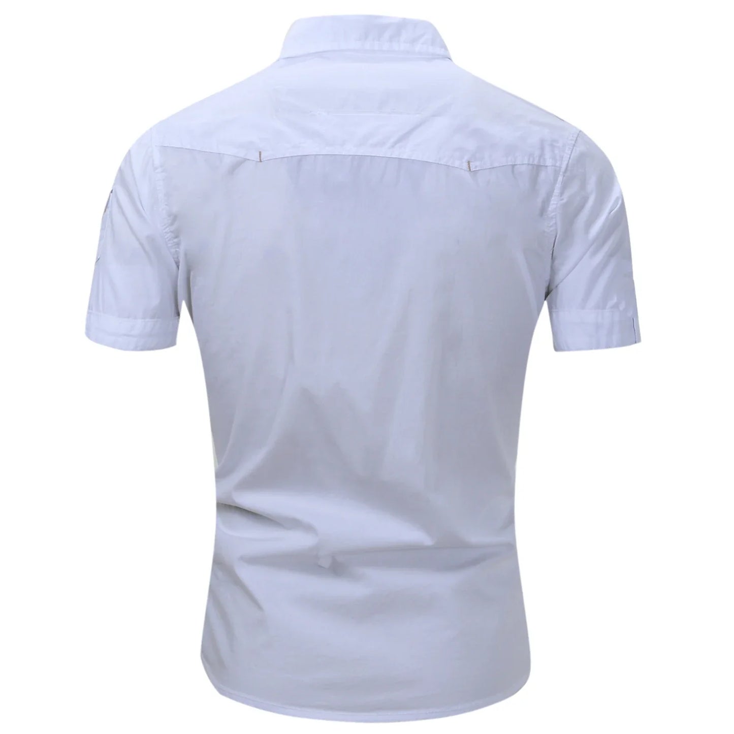 Camisa Cargo de algodón de manga corta