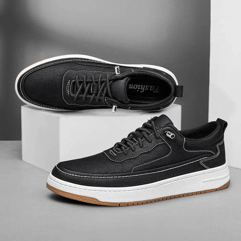 Elegantes zapatos de piel