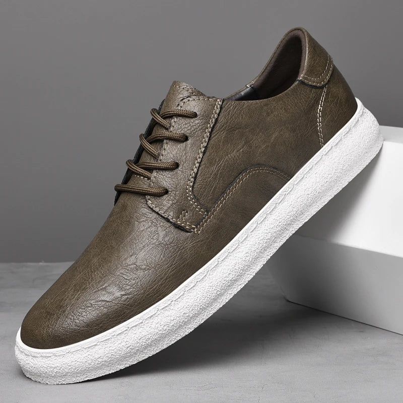 Elegantes zapatos de piel