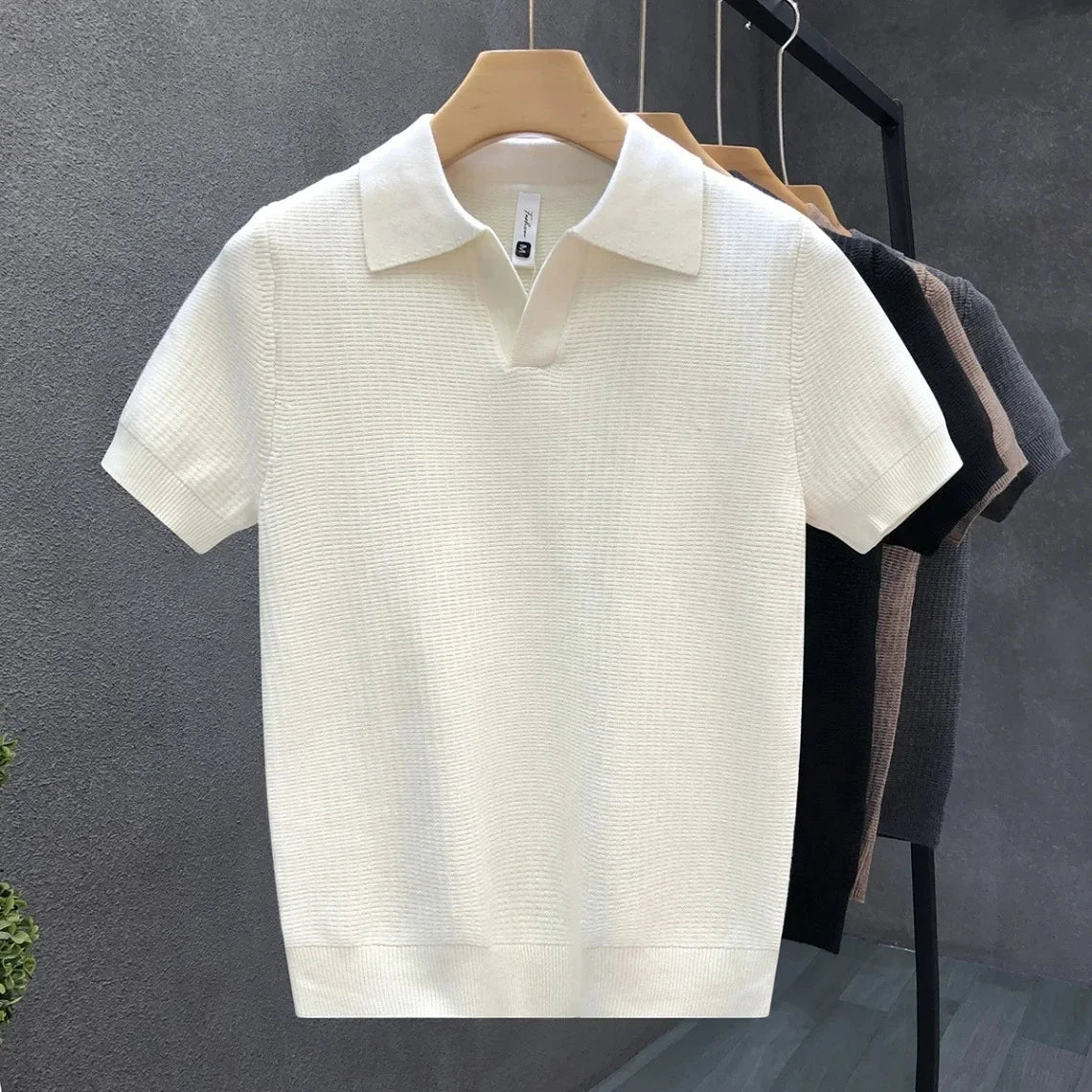 Polo de punto transpirable