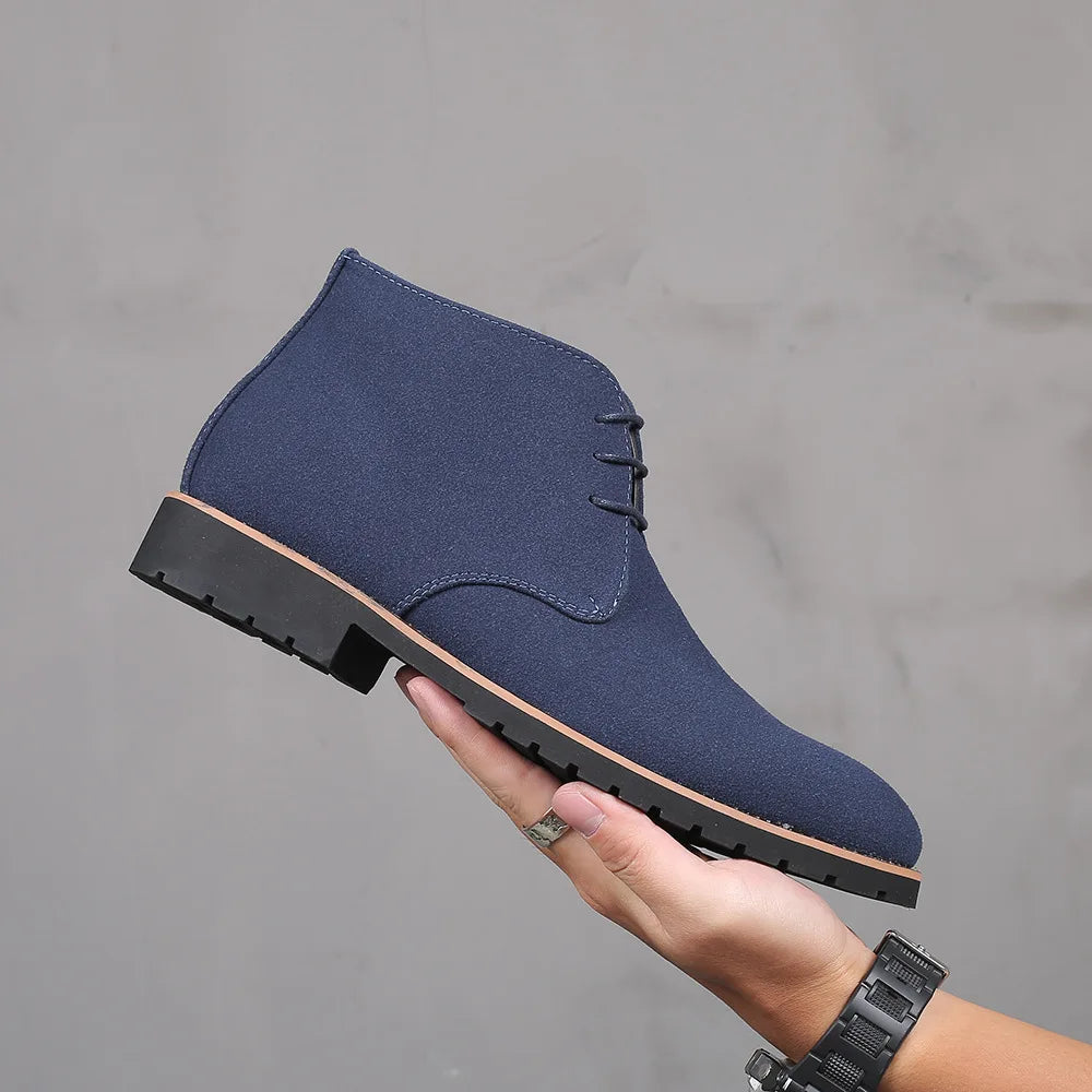 Elegantes botas de piel
