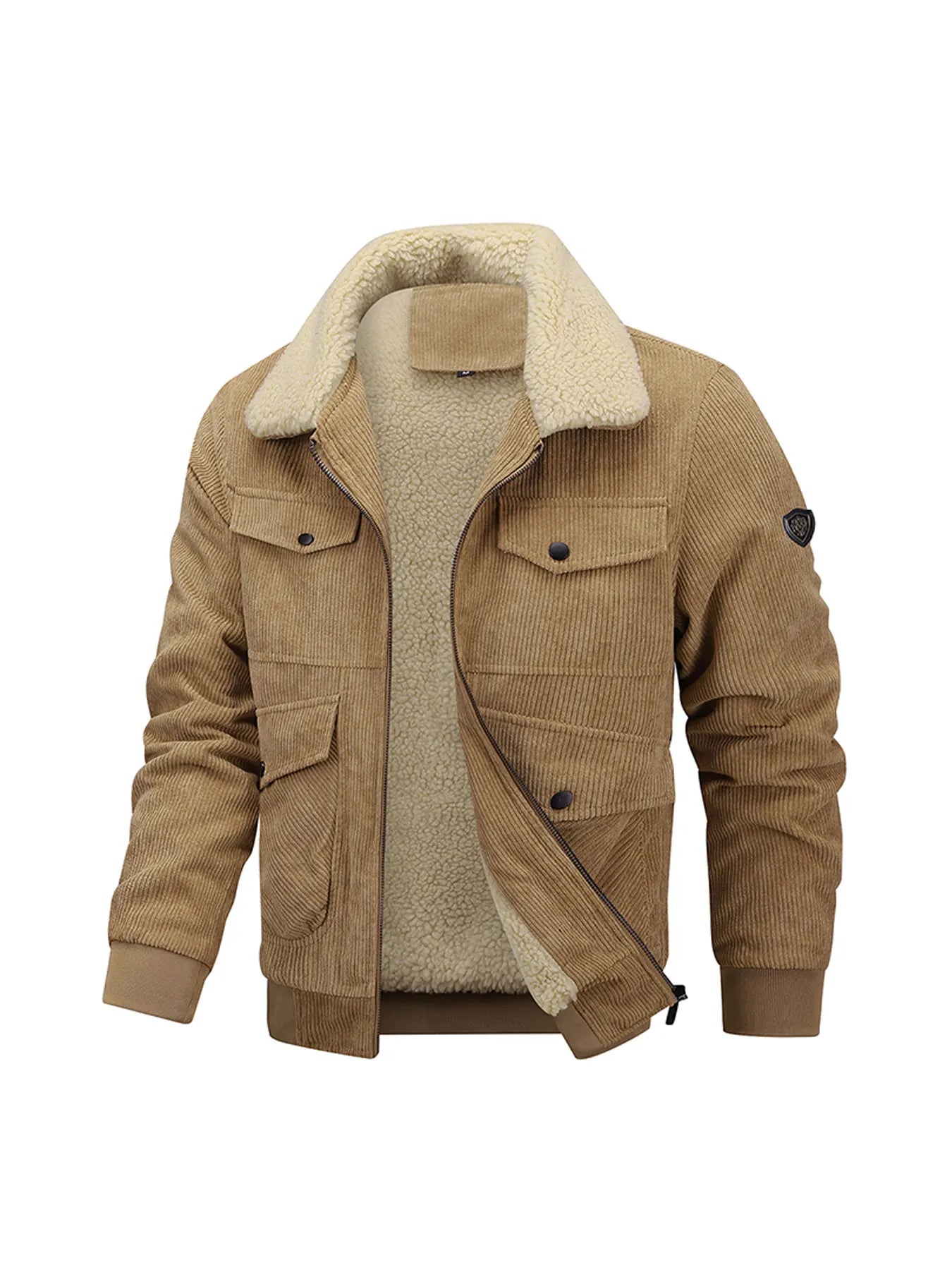Elegante chaqueta de pana