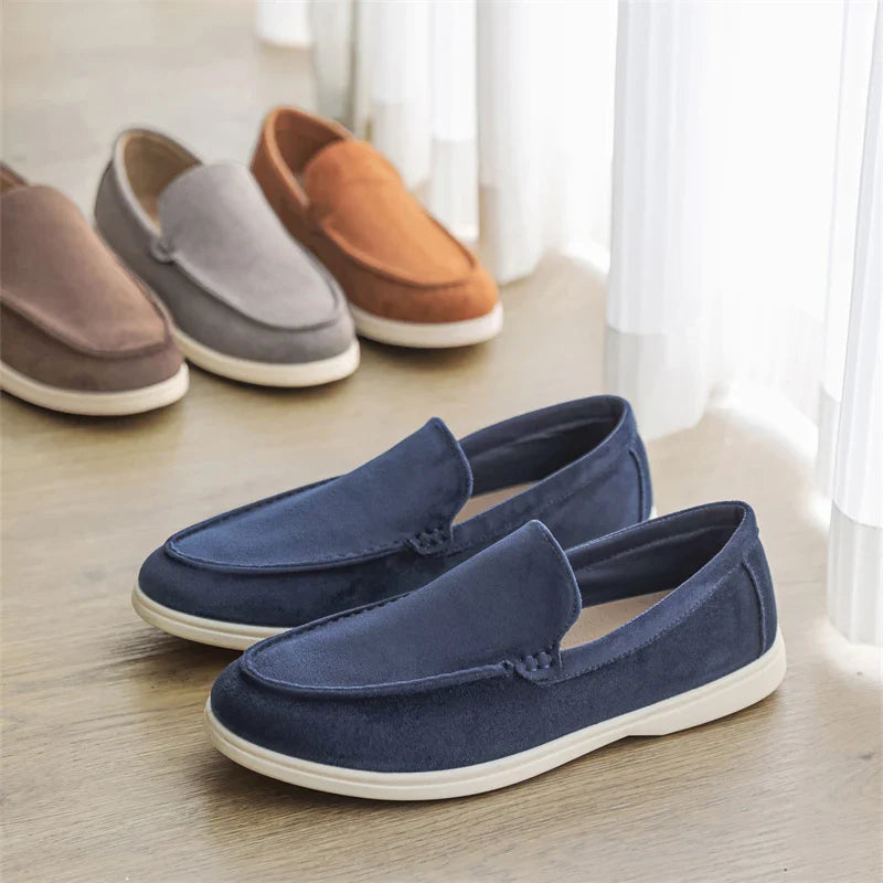 Mocasines casuales de ante