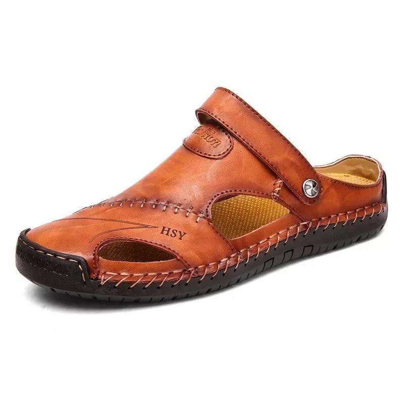Sandalias clásicas de piel