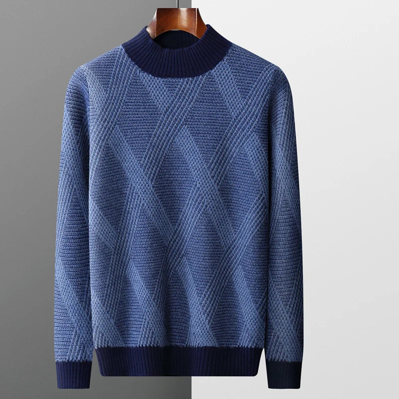 Jersey de cachemira con cuello alto Cuzco