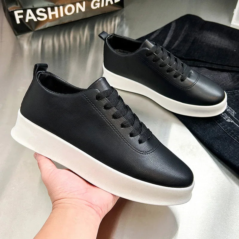 Elegantes zapatos de piel