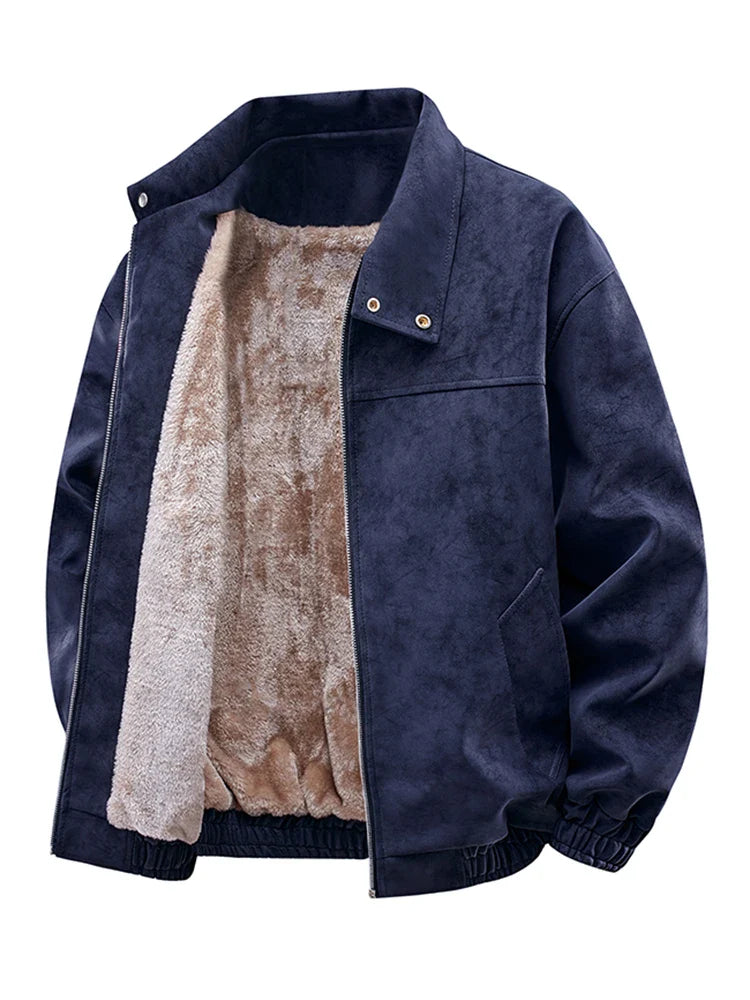Chaqueta retro con forro polar