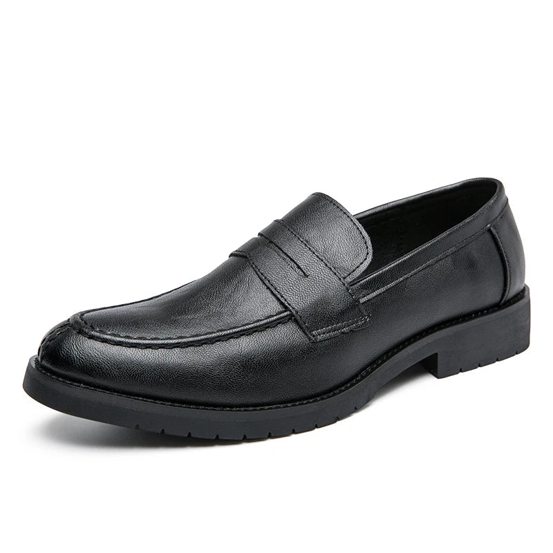 Mocasines informales de cuero