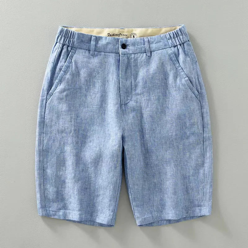 Pantalones cortos de verano de lino elegantes