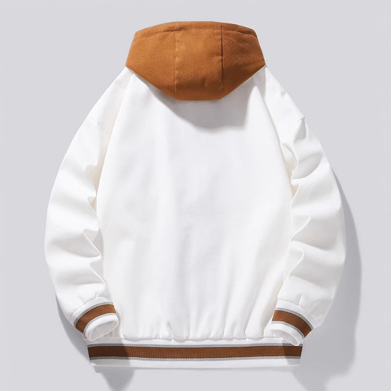Elegante chaqueta con capucha