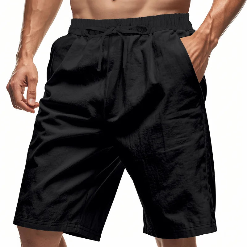 Pantalones cortos de verano de lino elegantes