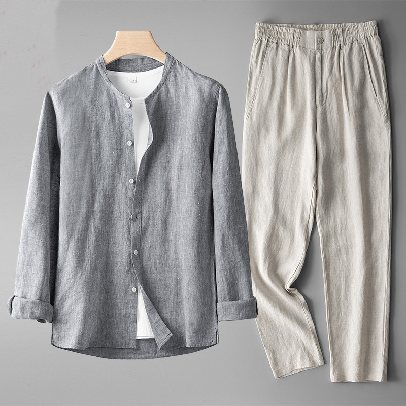 Conjunto de dos piezas de lino