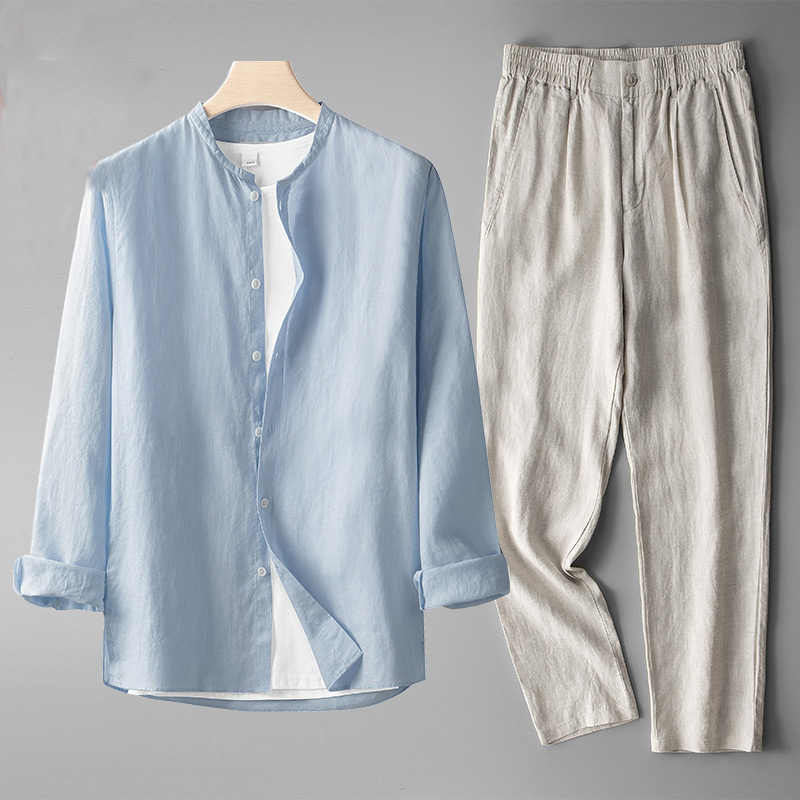 Conjunto de dos piezas de lino