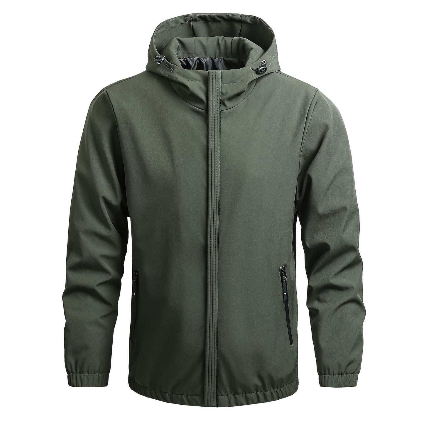 Elegante chaqueta cortaviento