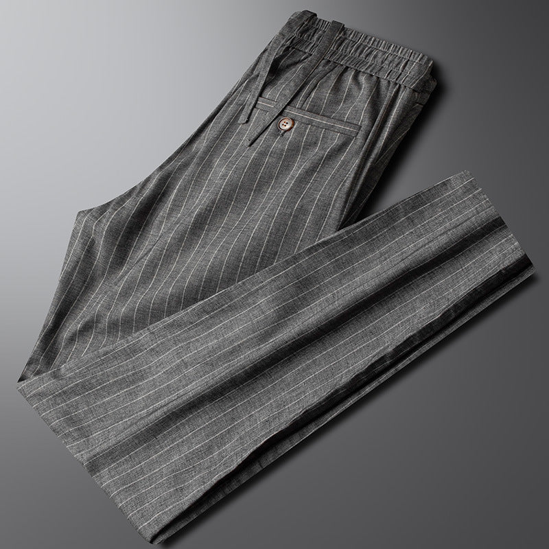 Elegantes pantalones de lino