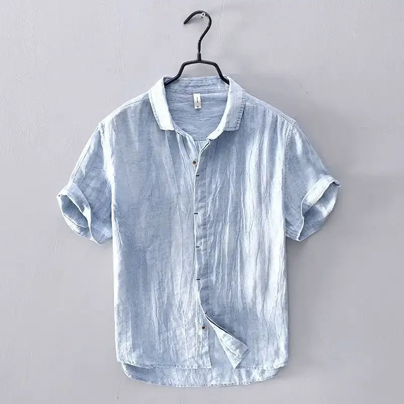 Elegante camisa de verano de lino