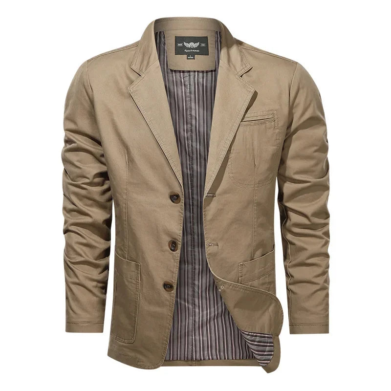 Blazer de algodón chic