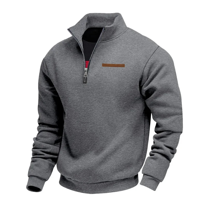 Jersey casual con cremallera