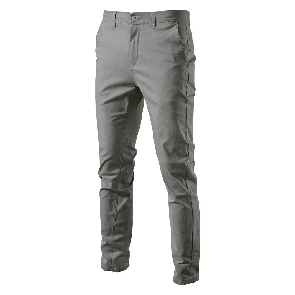Pantalones informales de algodón