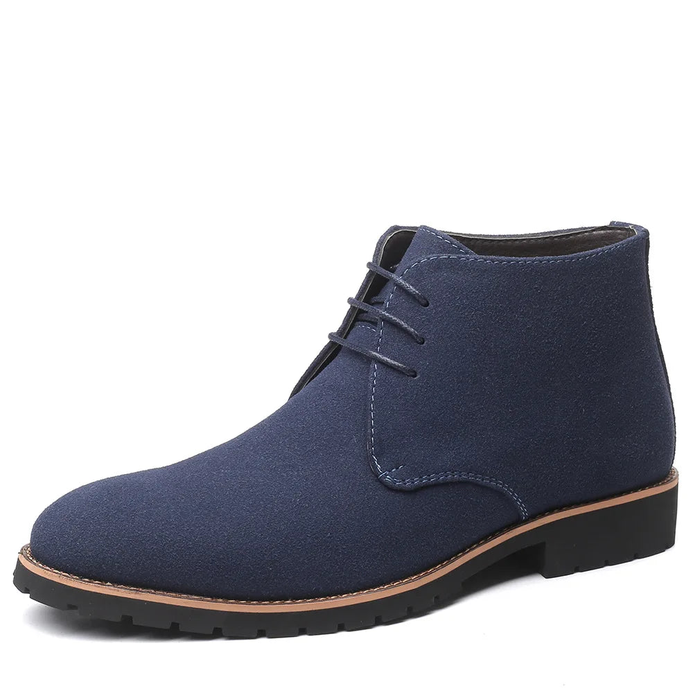Elegantes botas de piel