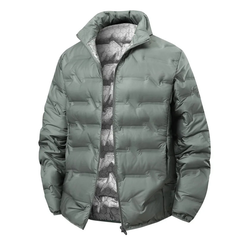 Elegante chaqueta cortaviento