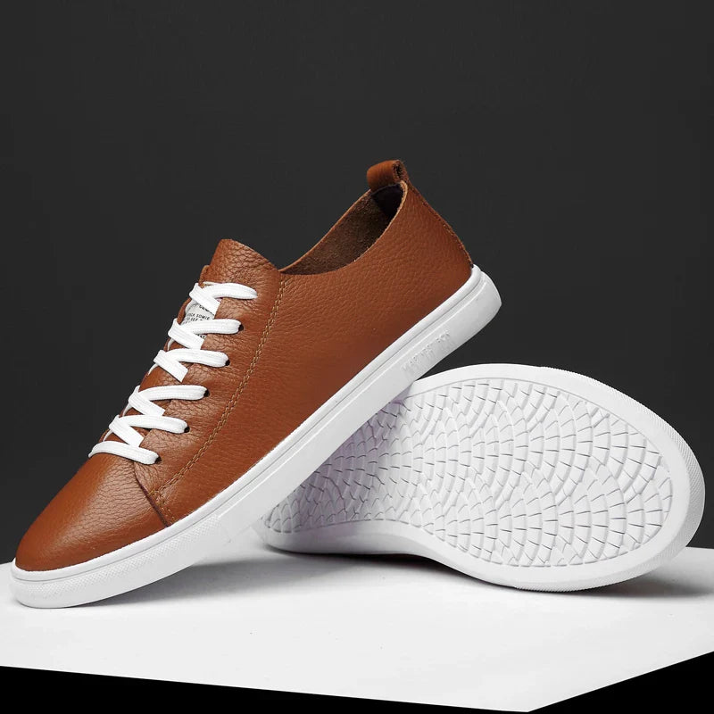 Zapatos de piel auténtica