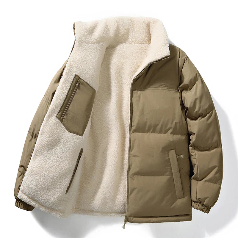 Elegante chaqueta reversible