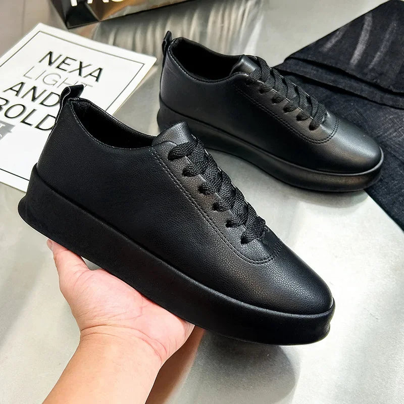 Elegantes zapatos de piel