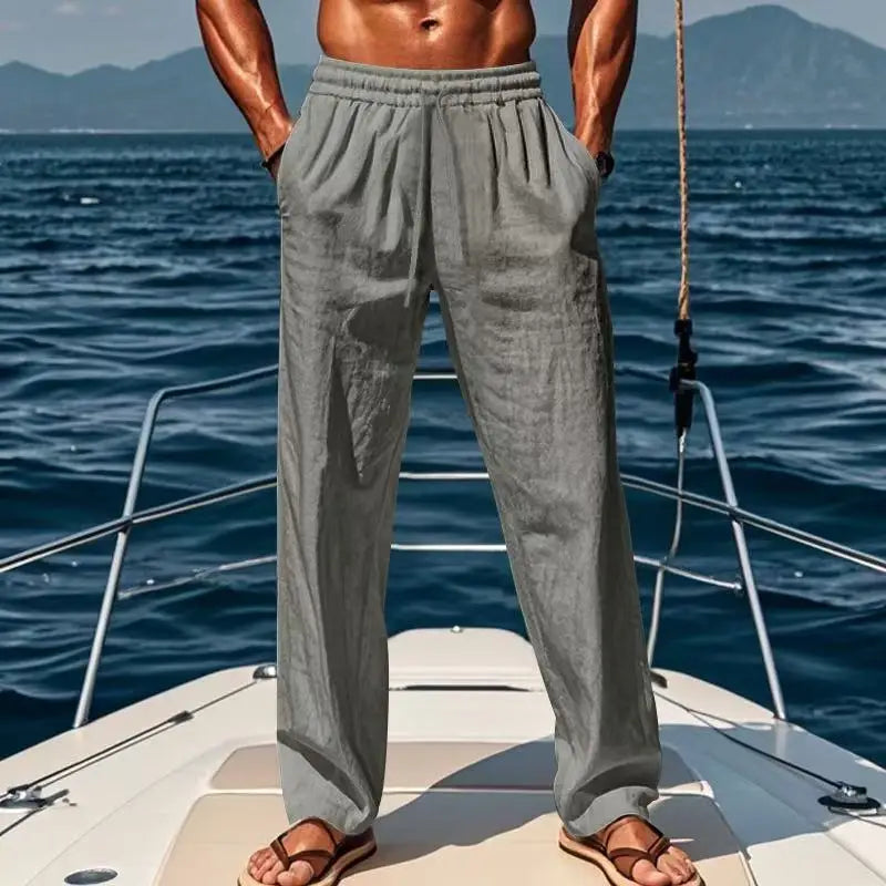 Pantalones de lino Hawaï