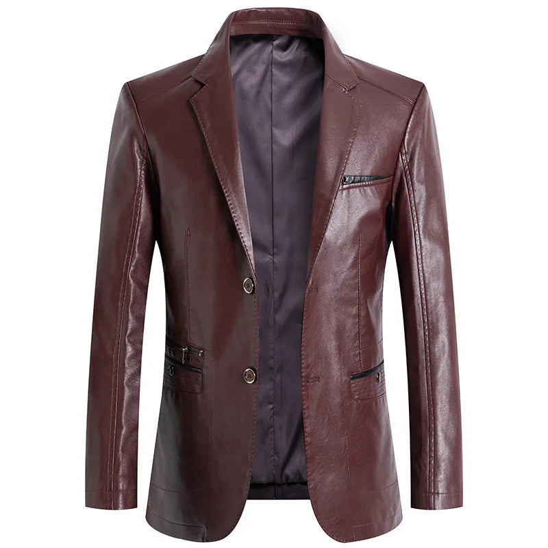 Chaqueta de cuero chic