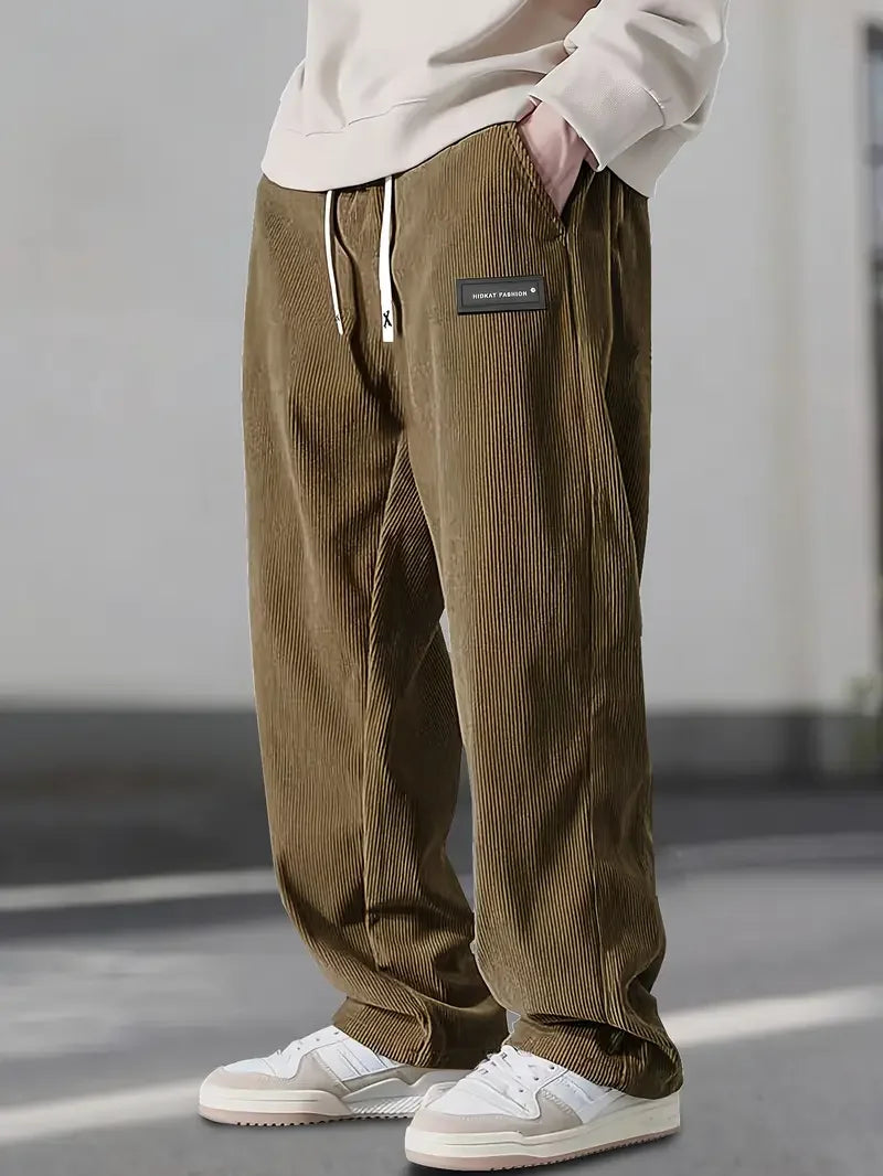 Pantalones informales de pana