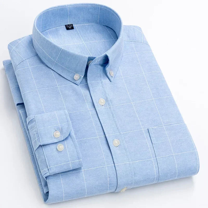 Camisa de algodón de manga larga